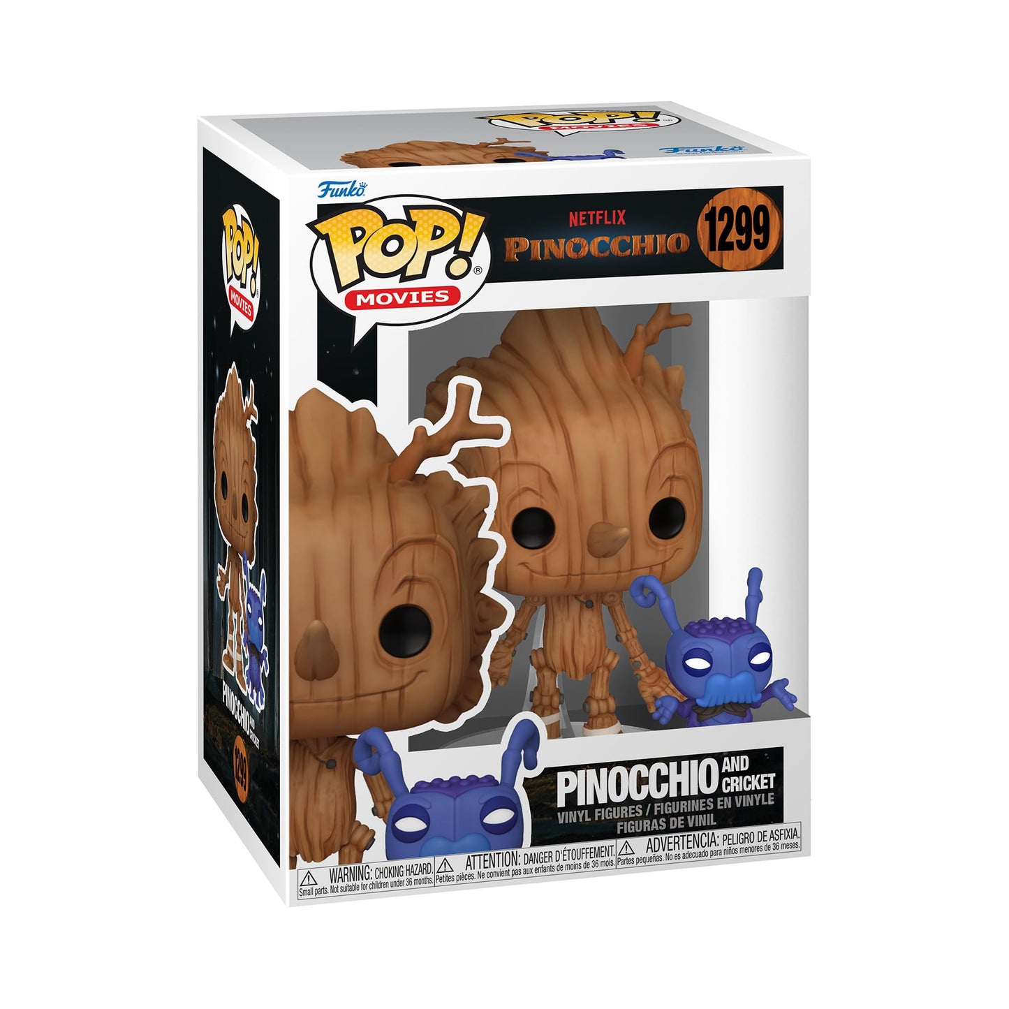 Funko Pop! & Buddy Movies: Netflix Pinocchio - Pinocchio And Cricket