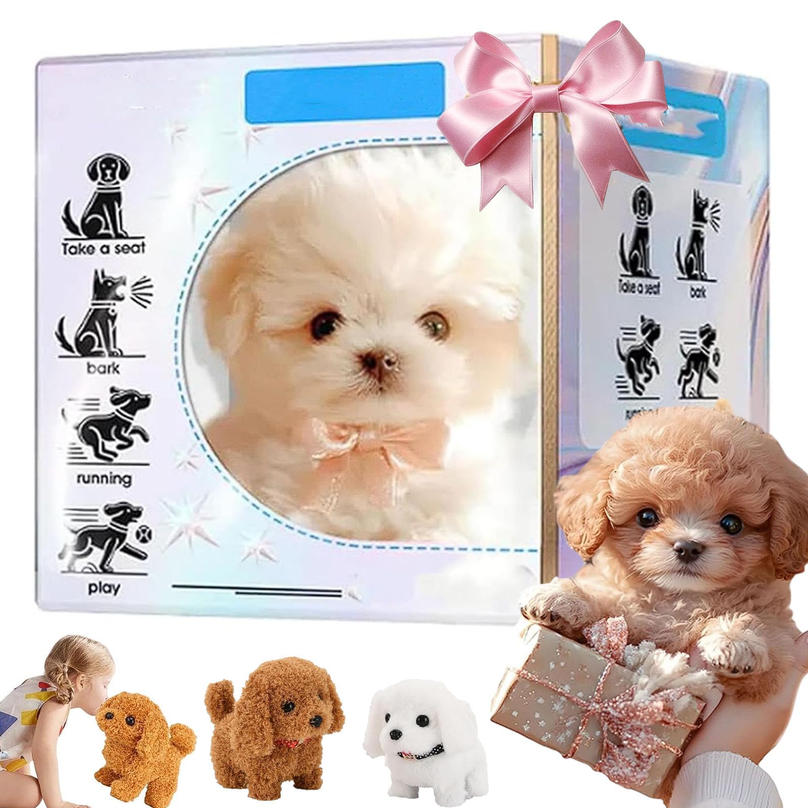 Namageer Robot Dog - Robot Puppy,Voice Controlled Robots Puppy,Smart Robotic Dog,Ai Puppys Realistic,My Realistic Robots Puppys