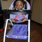 Anivia Baby Doll High Chair, Toy High Chair For Baby Doll (Dh010-Purple)