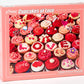 Vermont Christmas Company 1000 Piece Cupcakes of Love Jigsaw Puzzle - Puzzle Board, VC137