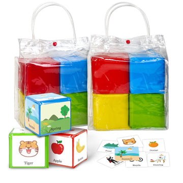 Pocket Story Dice For Kids Playing Game Cubes For Classroom Teaching, Education Soft Foam Dice Teacher Teaching Story Cubes Toys