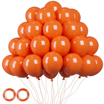 Voircoloria 105Pcs Orange Balloons 12Inch Party Latex Balloons For Boys Girls Birthday Baby Shower Gender Reveal Wedding Sunflow