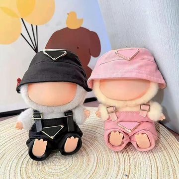 Doll Clothes  Fashion Style Set for 5.91-6.69 Dolls  Unique Style Doll Outfit with Accessories  Pink Overalls & Hat  No Doll