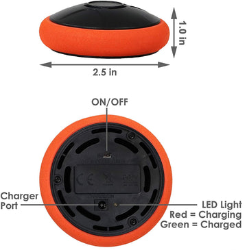 Air Hockey Pucks And Paddles - Rechargeable Floating Air Hockey Pucks For Any Flat Surface, Include A Charging Cable And Electro