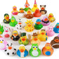 XY-WQ Rubber Duck 30 Pack for Jeeps Bath Toy Assortment - 2.3 Inch Bulk Floater Duck for Kids - Baby Showers Accessories - Party