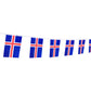 Iceland Flag Icelandic Flag,100Feet/76Pcs National Country World Pennant Flags Banner,Party Decorations Supplies For,Bar,Indoor