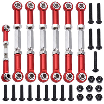 HobbyPark Adjustable Aluminum Upgrades Parts Turnbuckles Camber Links Set for 1/10 Traxxas Slash 2WD 4X4 Hoss Rustler VXL Stampe