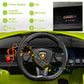 Olakids Kids 12V Licensed Lamborghini Sian Ride On Car, Electric Vehicle For Toddler With Control Remote, Battery Powered Toy With Music, Horn, 2 Speeds, Suspension, Led Lights, Bluetooth, Usb (Green)