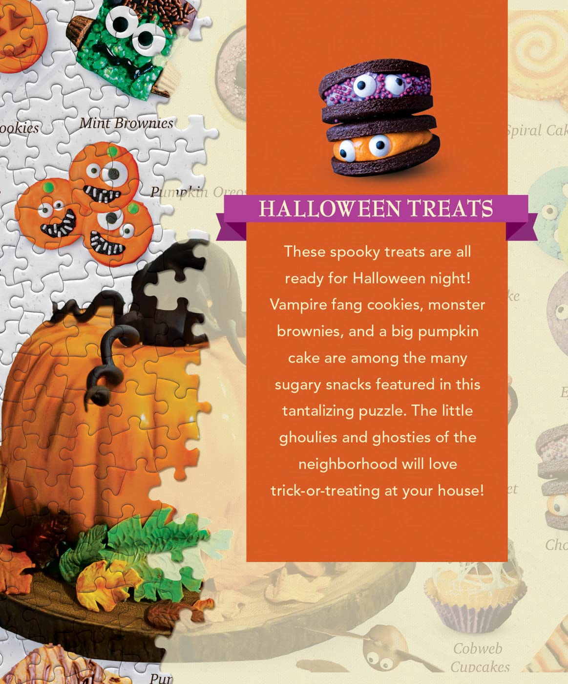 Masterpieces 1000 Piece Jigsaw Puzzle For Adults, Family, Or Youth - Halloween Treats - 19.25''X26.75''