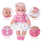 Dontno 12 Inch Baby Doll With Bassinet Bed,Reborn Alive Doll Includes Clothes And Accessories,Bottles,Nipple,Diaper,Burp Cloth,First Baby Dolls For Toddlers 36 Months And Up
