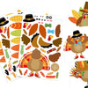 Make-A-Turkey Stickers Thanksgiving Crafts For Kids Make Your Own Turkey Craft Sets For Thanksgiving Party Favors Game Activities Supplies 20Pcs