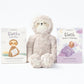Slumberkins 14' Sloth Kin & 2 Board Books Complete Set Bundle | Promotes Routines, Relaxation & Coping Skills | Social Emotional Learning, Ages 0+ (Sloth Kin Plush + 2 Board Books)