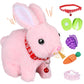 Bunny Toys For Kids Aged 3-7, Hopping Bunny Toy With Realistic Jumping, Wiggling Ears, And Sound Effects, Ideal Rabbit Toys For Girls And Boys For Birthdays, Easter