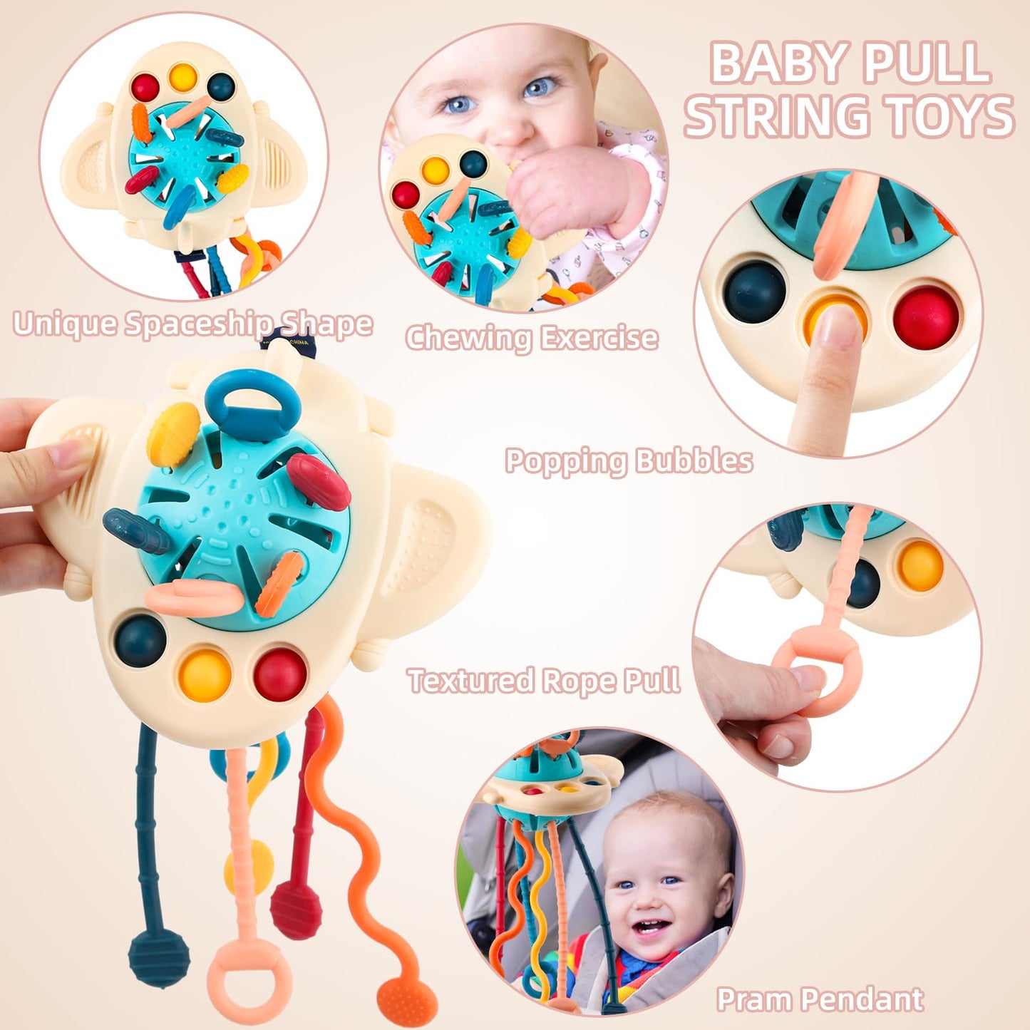 Luckfuture Premium Baby Toys For 6-18 Months, 8 In 1 Montessori Toys Set, Educational Learning Toys For Toddlers 1-3 Years Old T
