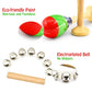 Musicube 7 Pcs Musical Instrument Toys Set For Kids Wooden Percussion Instrument With Hand Drum, Maracas, Triangles, Hand Bell Educational Instrument For Toddler Birthday Gift For Boys Girls Aged 3+