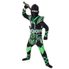 Spooktacular Creations Kids Green Ninja Costume, Child Boy Ninja Costume For Kids Toddler Ninja Themed Parties, Halloween Costume Dress Up (Large(10-12 Yrs))