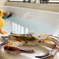 Higherbros Large Crab Toys Sea Life Animal Toys Ocean World Realistic Marine Animal Creature Action Figure, Birthday Cake Copper