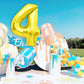 Number Balloon 40 Inch, Number Balloons Gold, Number 4 Balloons, Birthday Large Foil Gold Balloons, Birthday Party/Graduation/An