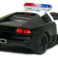 KiNSMART Lamborghini Murcielago LP640 1:36 Scale 5 Die Cast Model Super Sports Car Toy (Black Police)