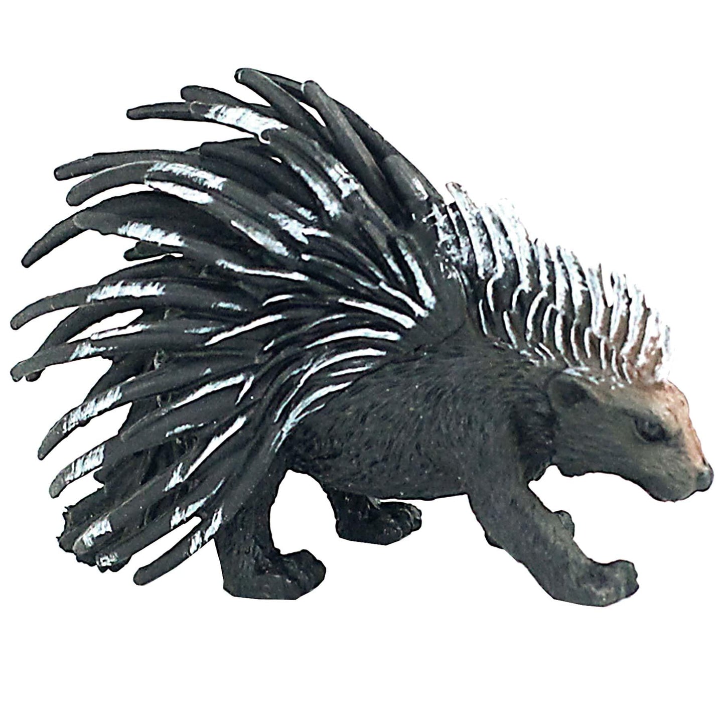 Funshowcase African Jungle Animals Hystricidae Toy Figure Realistic Plastic Figurine Height 2.4-Inch