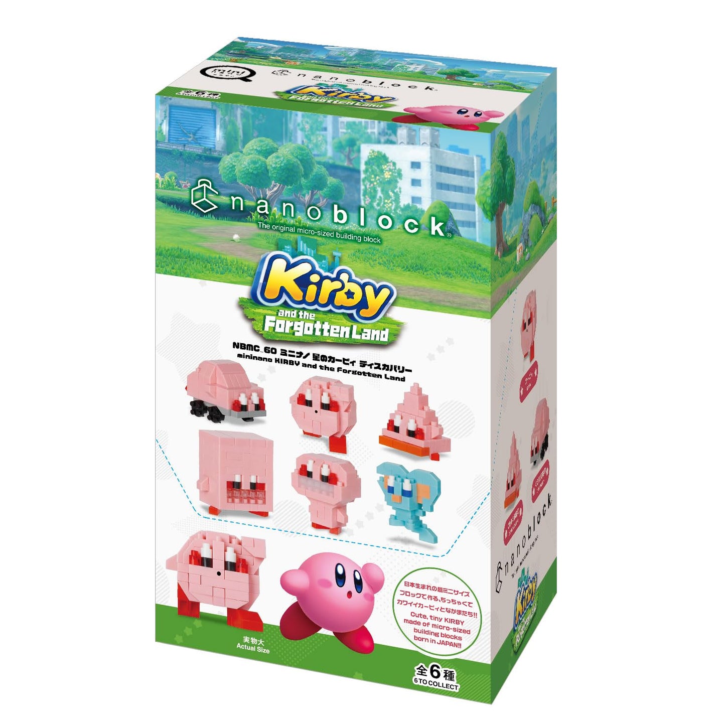 Nanoblock - Kirby - Kirby And The Forgotten Land (Blind Box Complete Set), Mininano Series Building Kit