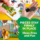 Quokka Travel Magnetic Puzzles For Toddlers 1-3 - 20+Pcs Fun Travel Game Toy For Kids Ages 3-5 - Strong Magnets For Car Activiti