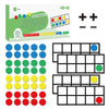 Opret Big Magnetic Ten Frame Set, 52 Math Manipulatives, Foam, 55 pcs Standard Edition, Ideal for Kindergarten and Elementary, Ages 5+