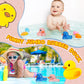 Honoson 2 Pcs 6.89 Inch Giant Glitter Rubber Ducks Big Sparkly Rubber Ducks Jumbo Bathtub Toys With Squeaky Sound For Baby Showe