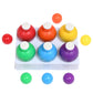 READY 2 LEARN Doodle Dabbers Dot Markers Set of 6 - Washable, Non-Toxic, Toddler Grip, Red