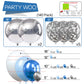 Partywoo Blue Balloon Garland Kit, 140 Pcs Blue And White Balloon Arch Kit, 4D Silver Balloons, Metallic Balloons, Confetti Balloons For Baby Shower Decorations, Birthday Decorations, Baptism
