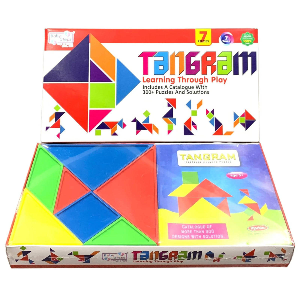 Marbles Tangram (300 Puzzle Game)