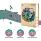 Wooden Puzzles for Adults - Unique Shaped Wooden Puzzles for Adults - Succulent Plants Wooden Jigsaw Puzzles - Wooden Puzzle Cre