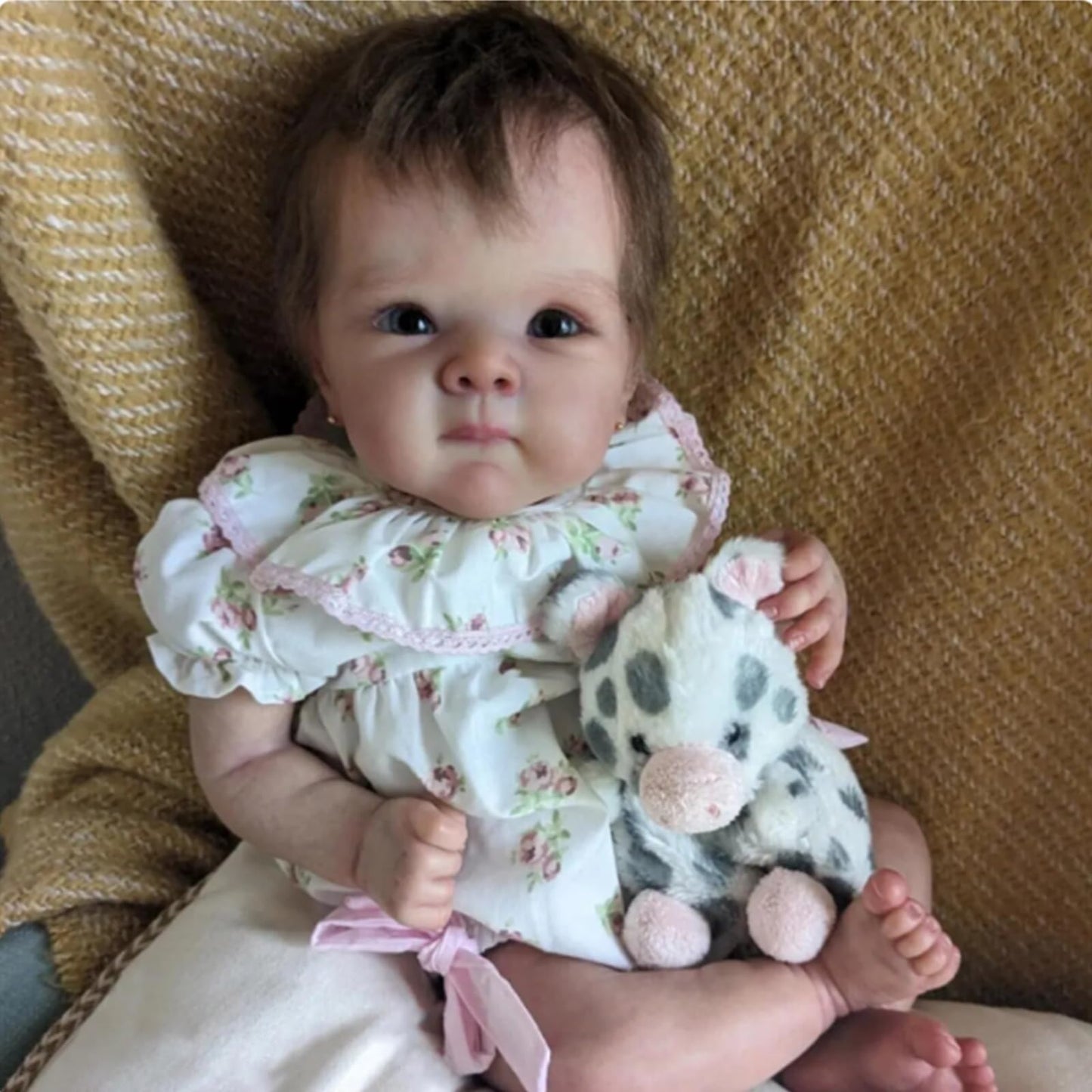 Fasmas Reborn Baby Dolls Bettie - 20 Inch Realistic Newborn Baby Girl With Lifelike Face And Limbs, Christmas Birthday Gift For