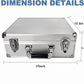 superaimi Toploaders Storage Box, Hard Toploaders Storage Case for 3'' x 4'' 35pt Rigid Card Holders, Card Deck Box Fits Cards,