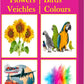 Flash Cards For Kids  32 Cards & 64 Images | Children Early Learning Flash Cards Of Flowers, Vehicles, Colours & Birds