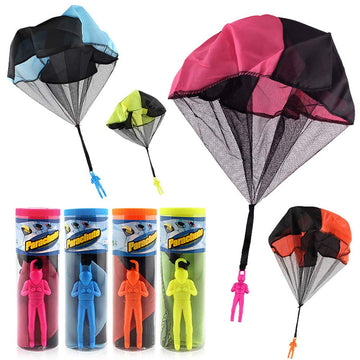 Parachute Men  Parachute Toy  No Tangle tossing toy Parachute  flying Toys  Parachute Man  No Assemble or Batteries Required (4 Pack)