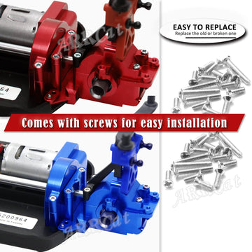 ARRCat Alloy Differential Housing Bulkhead Front & Rear Upgrades for 1/18 LaTrax Teton Desert Prerunner Rally SST, Replace #7530