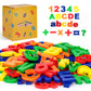 Lovestown 104Pcs Large Magnetic Letters Numbers, Alphabet Fridge Magnets Spelling And Learning Magnets For Toddlers Kids Gifts