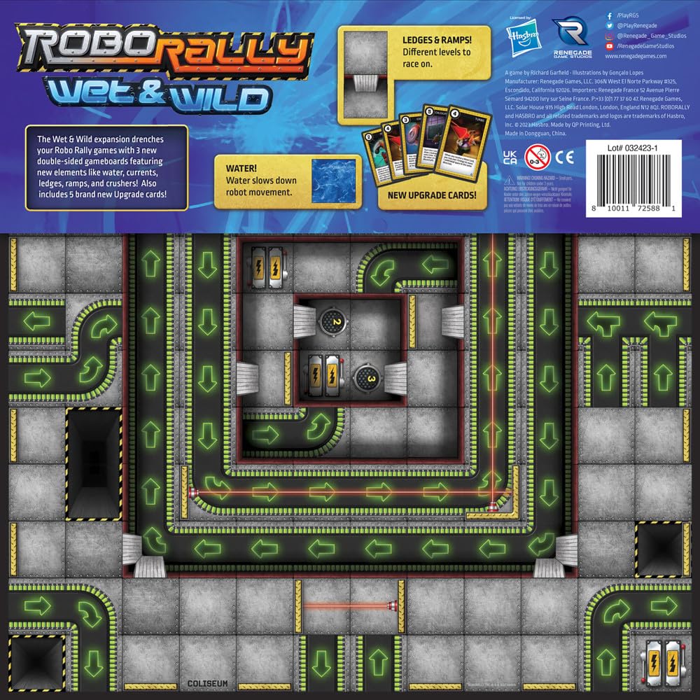 Renegade Game Studios: Robo Rally: Wet & Wild Expansion