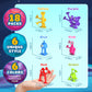 Suction Toy Toddler Bath Toys: 18Pcs Sensory Fidget Toys For Kids, Baby Window Building Toys, No Hole Bath Toy Suction Toy For Boys Girls Travel Toy Gift, Suitable For Classroom Prizes, Party Favors