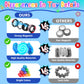 Cevioce 10Pcs Fidget Toys Adults Pack,Stocking Stuffers For Teens Boys Girls,Autism Sensory Toys With Fidget Spinner Slug Magnetic Rings,Squishy Fidget Toys Adhd Stress Relief,Party Favor For Kid-Bb