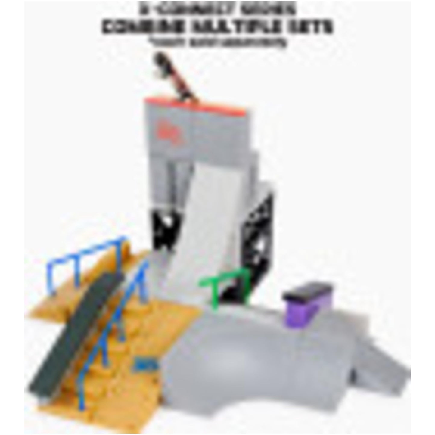 Tech Deck  Bowl Builder X-Connect Park Creator  Customizable and Buildable Ramp Set with limited availability Fingerboard  Kids Toy for Ages 6 and up