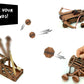 PATHFINDERS Leonardo Da Vinci  mini model kits catapult crossbow ard set of 3 Engineering kits Educational Toys for Kids Science kit for Kids Age 8-10 10-12 stem Projects Wood Building Kits