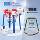 Chmywj Pool Basketball Hoop Pool Games Pool Toys With 2 Basketballs Floating Basketball Hoop For Pool For Kids & Adults Indoor O