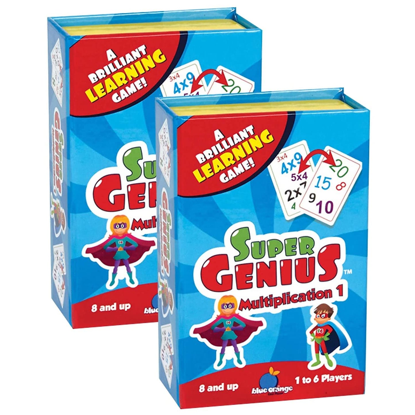 Blue Orange BOG01302-2 Super Genius Multiplication - Pack of 2