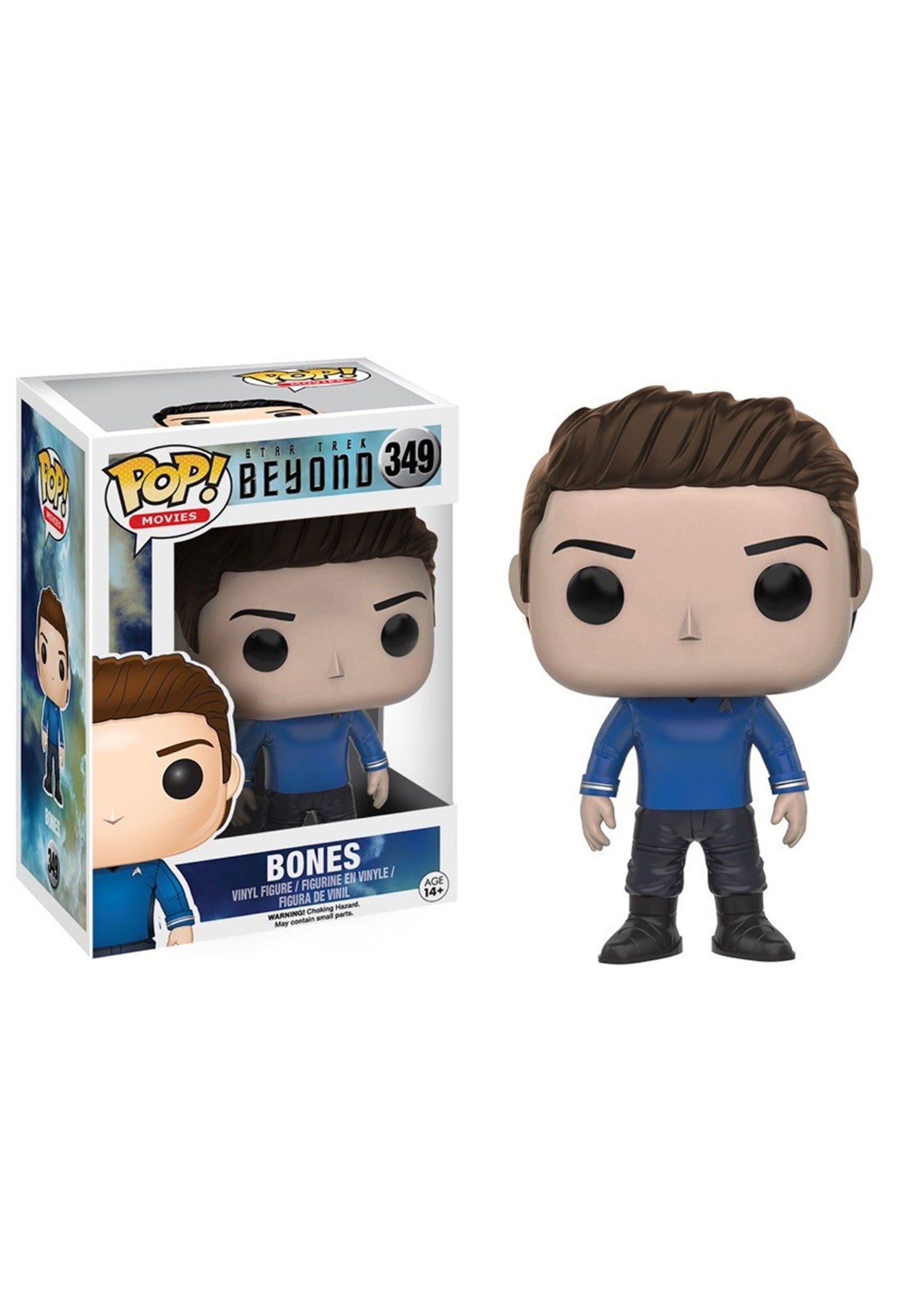 Funko POP Star Trek Beyond Bones Action Figure, Vinyl, Black and White, Model 10488