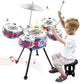 Toddler Drum Set Upgraded Drum Kit For Kids Jazz Drum Set With 5 Drums Music Toys For 3 4 5 Year Old Boys Girls Gifts Ages 3-5