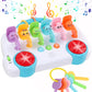 Interactive Pop Up Animal Toys, Cause And Effect Toys For 1 Year Old Boy Girl Birthday Gift, Baby Musical Toys With Music & Ligh