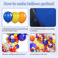 Red Yellow Blue Balloon Arch Kit, Colorful Balloon Garland With Red Blue Yellow Orange Latex Balloons, Silver Star Foil Balloons