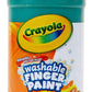 Crayola Washable Finger Paint, Green, 16 Ounce, School Painting Supplies, Gifts for Kids, 3, 4, 5, 6